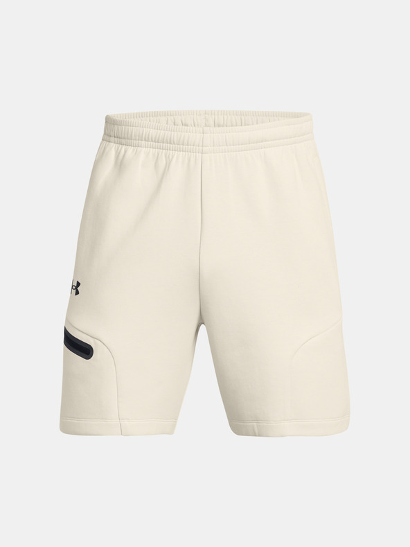 Under Armour Pánské kraťasy Under Armour UA Unstoppable Flc Shorts-WHT