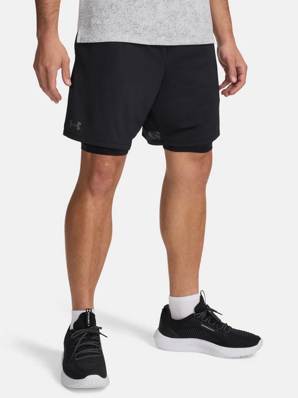 Under Armour Pánské kraťasy Under Armour UA Tech Vent 2in1 Short-BLK