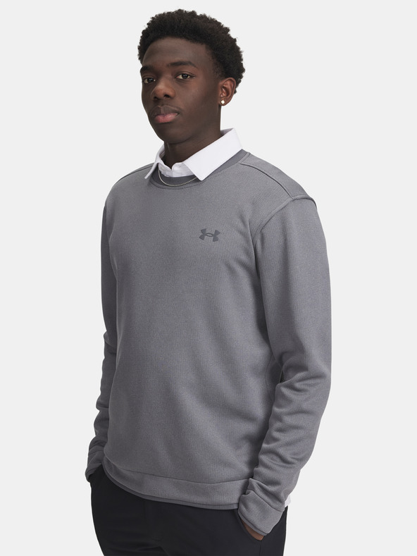 Under Armour Pánská mikina Under Armour UA M Sweater Fleece Crew-GRY