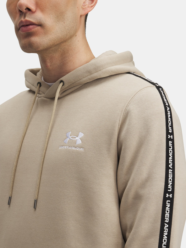 Under Armour Pánská mikina Under Armour UA Icon Fleece HD Taping-BRN