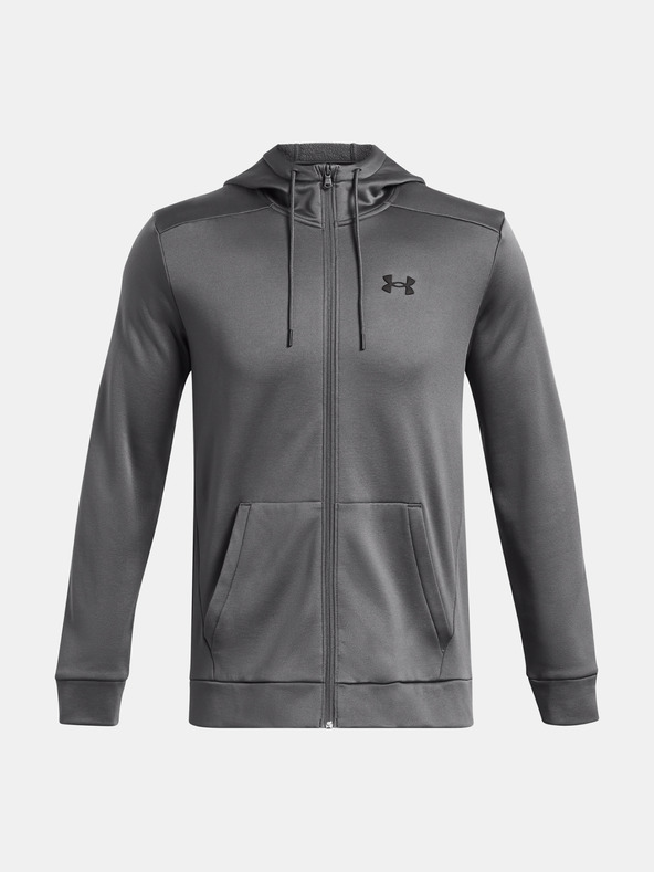 Under Armour Pánská mikina Under Armour UA Armour Fleece FZ Hoodie-GRY