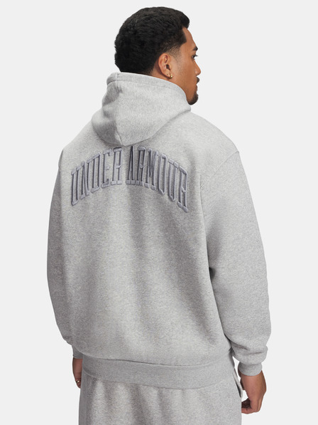 Under Armour Pánská mikina Under Armour UA Icon Flc Graphic Top-GRY