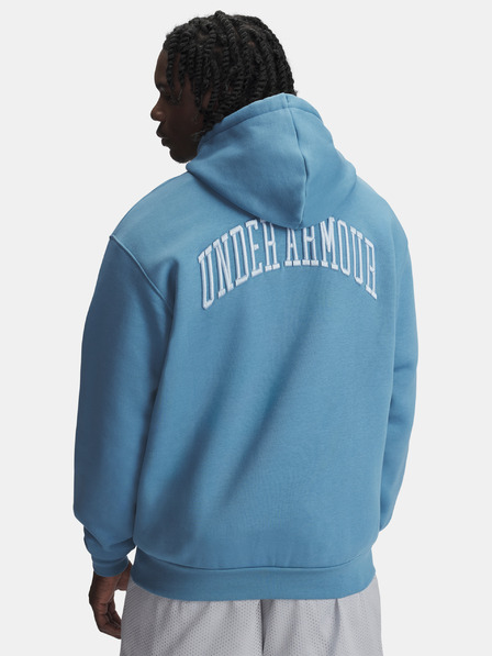 Under Armour Pánská mikina Under Armour UA Icon Flc Graphic Top-BLU