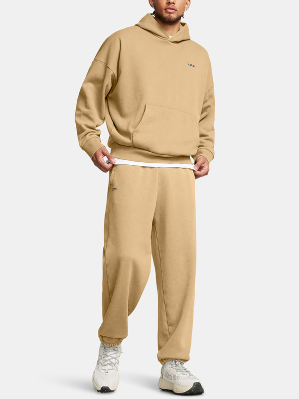 Under Armour Pánská mikina Under Armour UA Icon HWT Flc Wash OS Hood-BRN