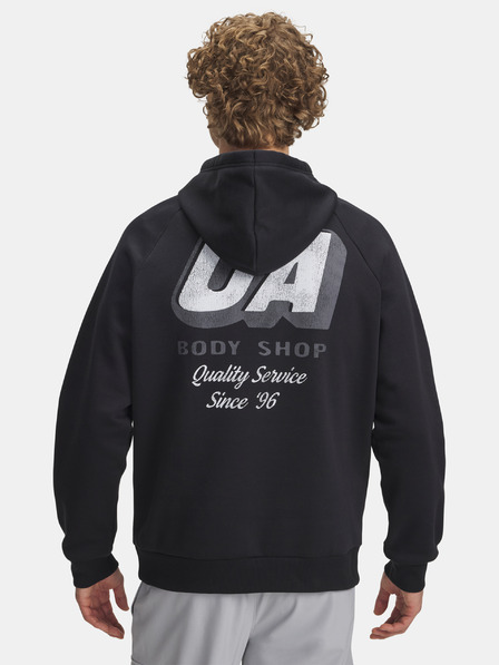 Under Armour Pánská mikina Under Armour UA Rival Fleece HBR Logo HD-BLK
