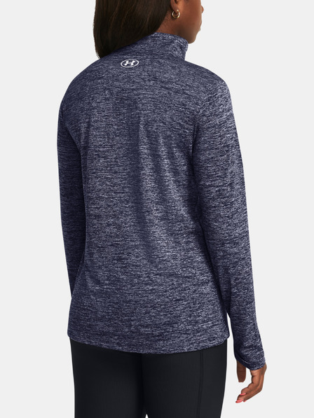 Under Armour Dámské tričko Under Armour Tech 1/2 Zip- Twist-BLU