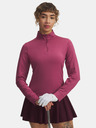 Under Armour Dámské tričko Under Armour UA Drive 1/4 Zip-RED