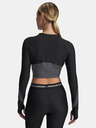Under Armour Dámské tričko Under Armour UA HG Rib 1/4 Zip-BLK