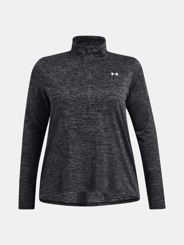 Under Armour Dámské tričko Under Armour Tech 1/2 Zip - Twist&-BLK