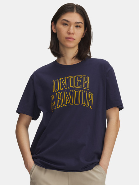 Under Armour Dámské tričko Under Armour Rival OS Campus Tee-BLU