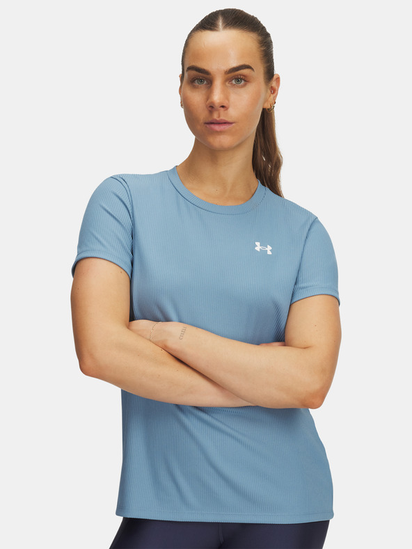 Under Armour Dámské tričko Under Armour Tech Rib SSC-BLU