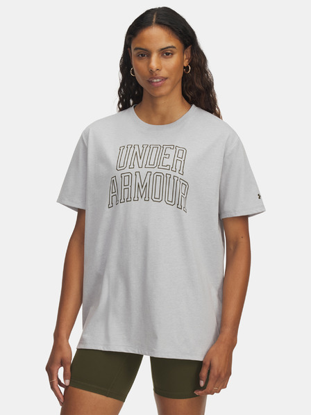 Under Armour Dámské tričko Under Armour Rival OS Campus Tee-GRY