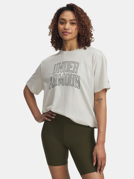Under Armour Dámské tričko Under Armour Rival OS Campus Tee-WHT