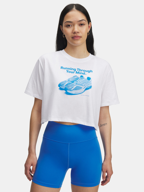 Under Armour Dámské tričko Under Armour UA Varsity OS SS-WHT