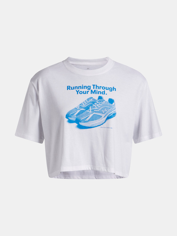 Under Armour Dámské tričko Under Armour UA Varsity OS SS-WHT