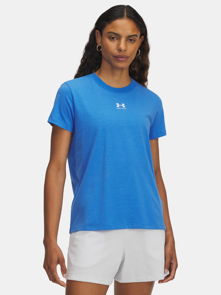 Under Armour Dámské tričko Under Armour UA Rival Core SS-BLU
