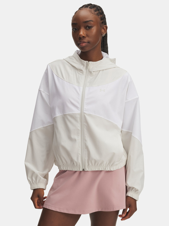 Under Armour Dámská bunda Under Armour UA Rival Woven Jkt HD-WHT
