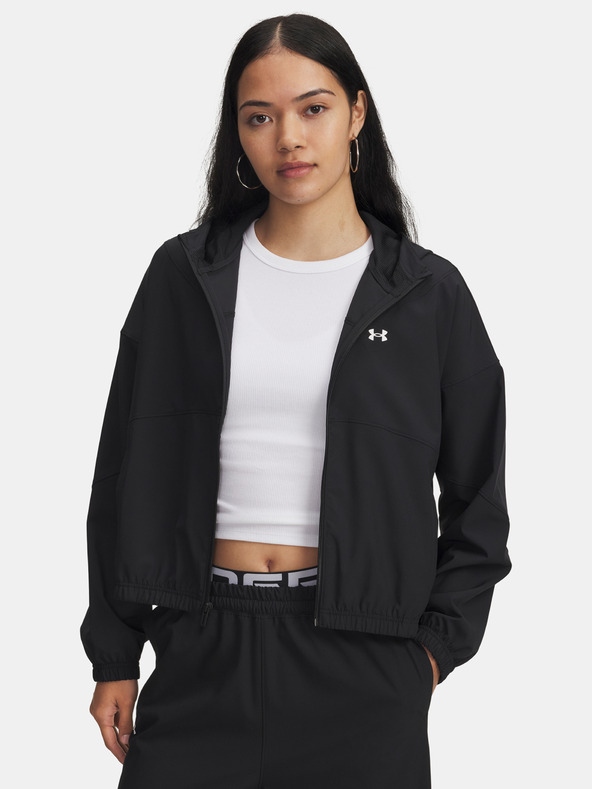 Under Armour Dámská bunda Under Armour UA Rival Woven Jkt HD-BLK