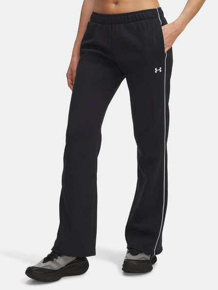 Under Armour Dámské sportovní kalhoty Under Armour UA Rival Flc Piped Pant-BLK