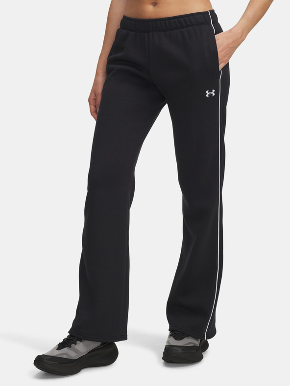 Under Armour Dámské sportovní kalhoty Under Armour UA Rival Flc Piped Pant-BLK