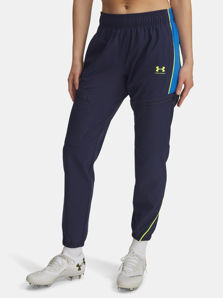 Under Armour Dámské sportovní kalhoty Under Armour UA W Challenger Warmup Pants-BLU