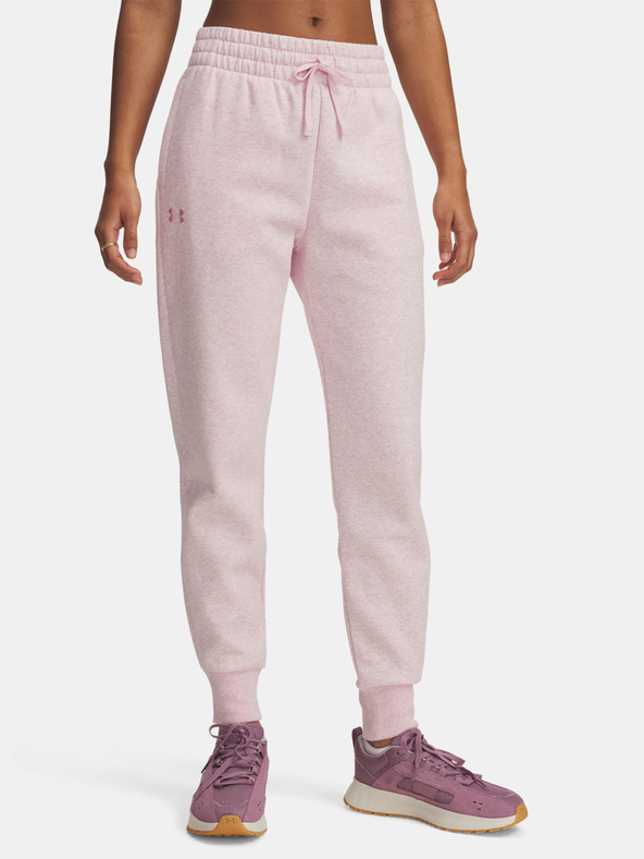 Under Armour Dámské tepláky Under Armour UA Rival Fleece Jogger-PNK