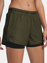 Under Armour Dámské kraťasy Under Armour Tech Play Up 2in1 Shorts-GRN