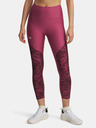 Under Armour Dámské legíny Under Armour Tech Print Panel Ankle Leg-RED