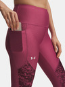 Under Armour Dámské legíny Under Armour Tech Print Panel Ankle Leg-RED