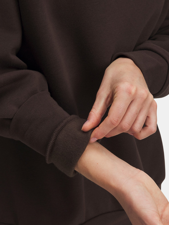 Under Armour Dámská mikina Under Armour UA Icon Fleece OS Crew-BRN