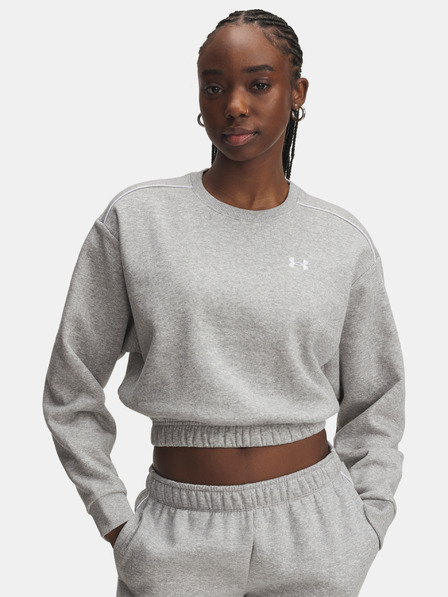 Under Armour Dámská mikina Under Armour UA Rival Fleece Piped Crew-GRY
