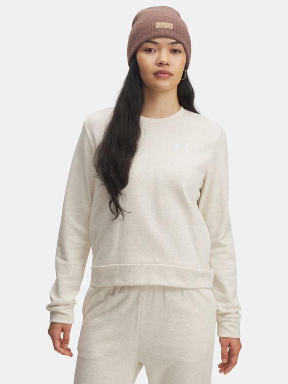 Under Armour Dámská mikina Under Armour UA Rival Terry Crew-BRN
