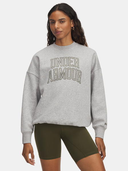 Under Armour Dámská mikina Under Armour Rival Flc OS Varsity Crew-GRY