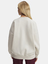 Under Armour Dámská mikina Under Armour Rival Flc OS Varsity Crew-WHT