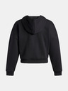 Under Armour Dámská mikina Under Armour Rival Flc Piped HZ Hoodie-BLK