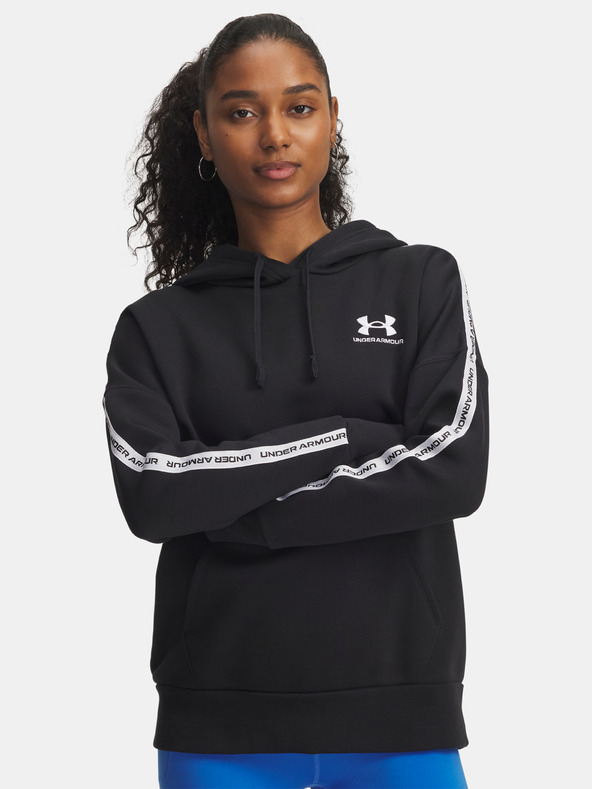 Under Armour Dámská mikina Under Armour Icon Fleece Taped Hdy-BLK