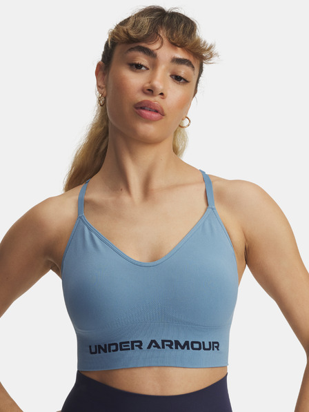 Under Armour Dámská podprsenka Under Armour Vanish Seamless Low Bra-BLU
