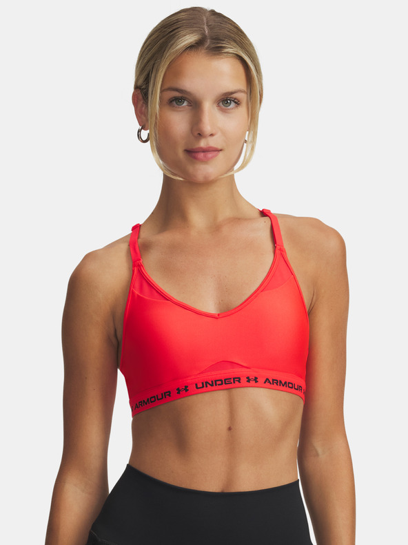 Under Armour Dámská podprsenka Under Armour UA Crossback Low Bra-RED