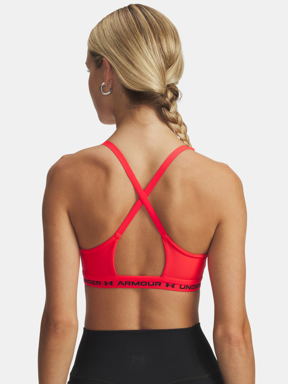 Under Armour Dámská podprsenka Under Armour UA Crossback Low Bra-RED