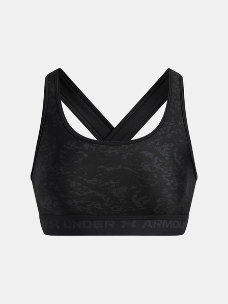 Under Armour Dámská podprsenka Under Armour Crossback Mid Print-BLK