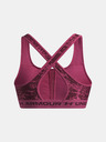 Under Armour Dámská podprsenka Under Armour Crossback Mid Print-RED
