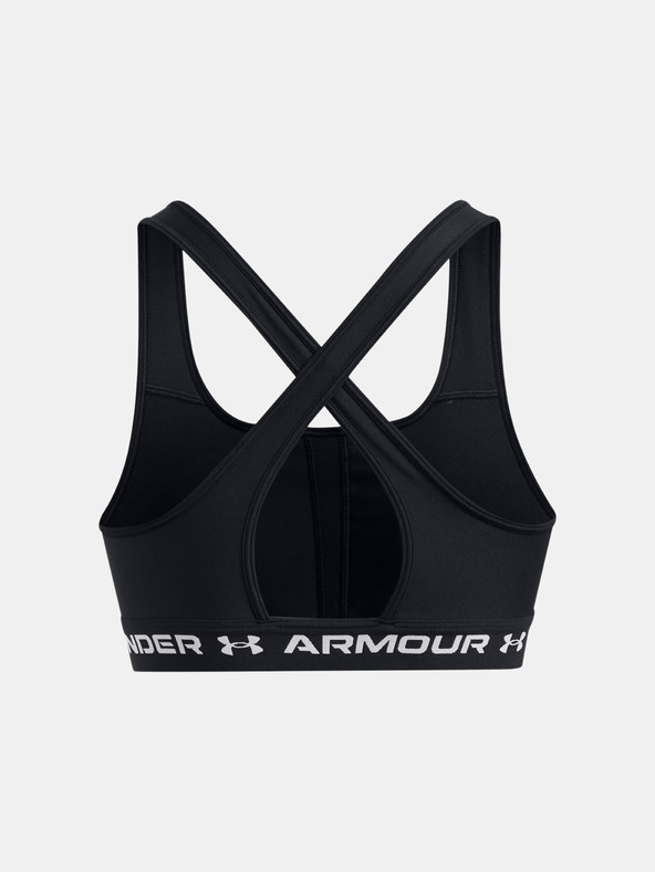 Under Armour Dámská podprsenka Under Armour Crossback Mid Bra-BLK