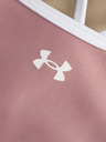 Under Armour Dámská podprsenka Under Armour UA Crossback Mid Open Back-PNK