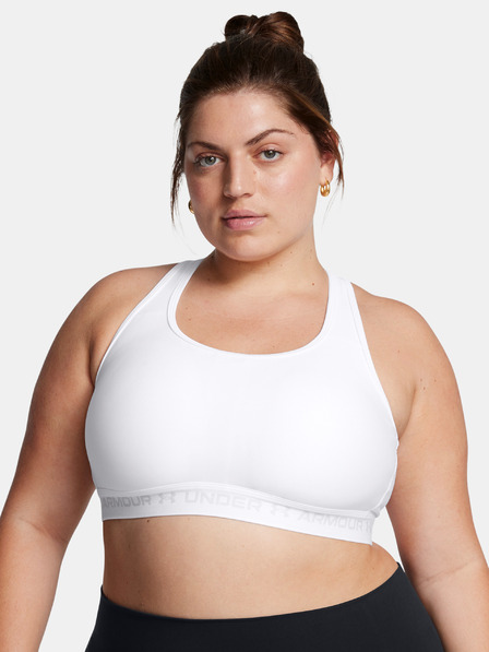 Under Armour Dámská podprsenka Under Armour UA Crossback Mid Bra&-WHT