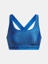 Under Armour Dámská podprsenka Under Armour Crossback Mid Print-BLU