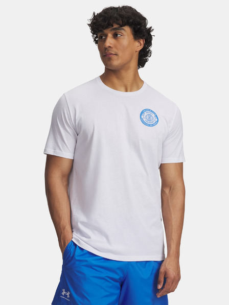 Under Armour Pánské tričko Under Armour UA ARMOUR CLUB SS-WHT