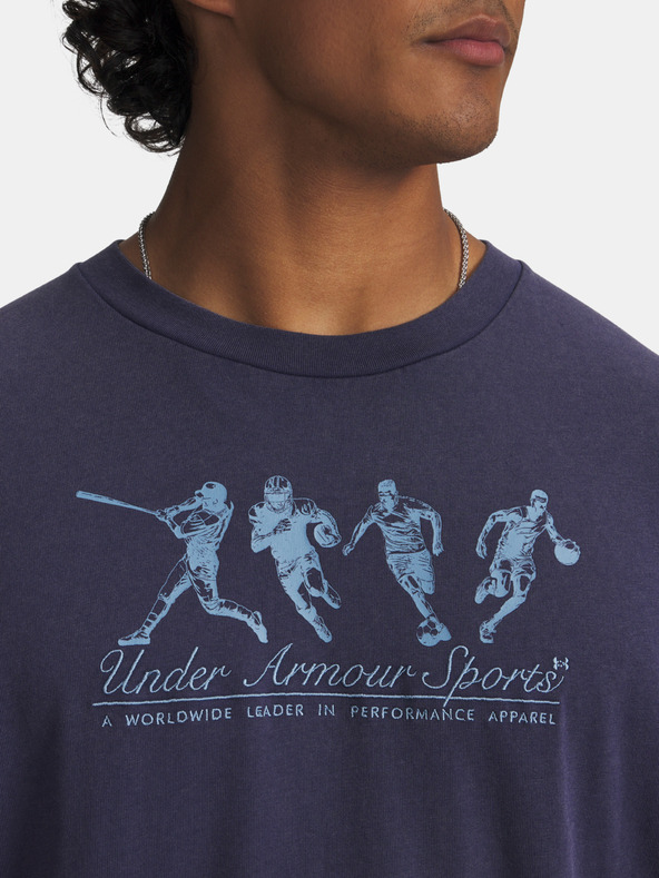 Under Armour Pánské tričko Under Armour UA HWT ATHLETES OS SS-BLU