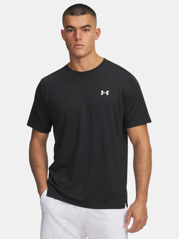 Under Armour Pánské tričko Under Armour UA Tech Vent Jacquard SS-BLK