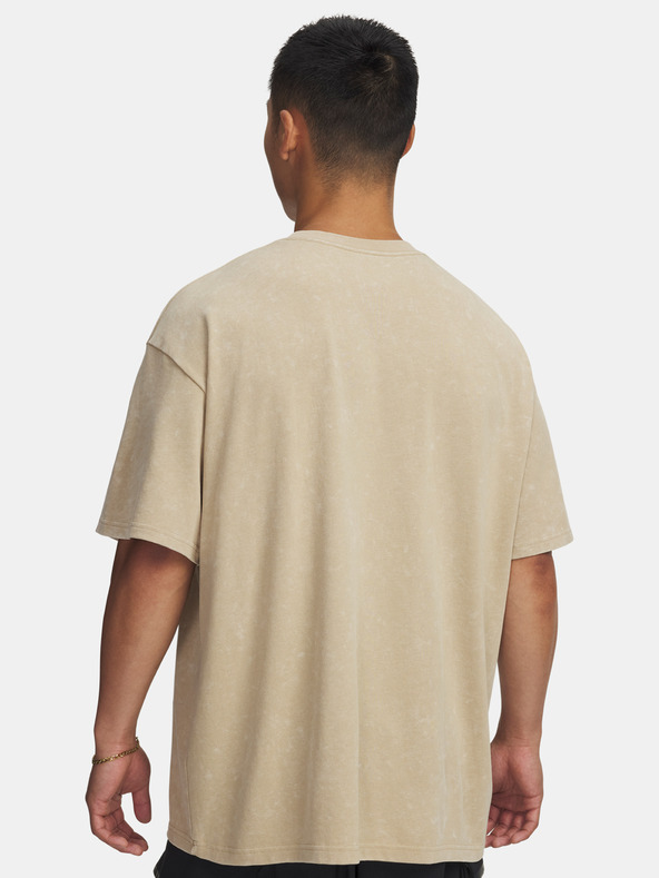 Under Armour Pánské tričko Under Armour UA M HW OS LOGO WASH SS-BRN