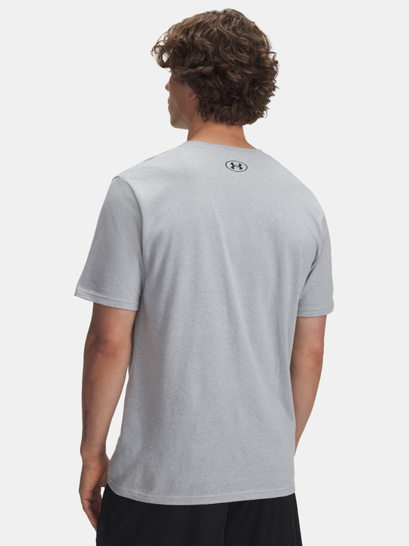 Under Armour Pánské tričko Under Armour UA CAMO CHEST STRIPE SS-GRY